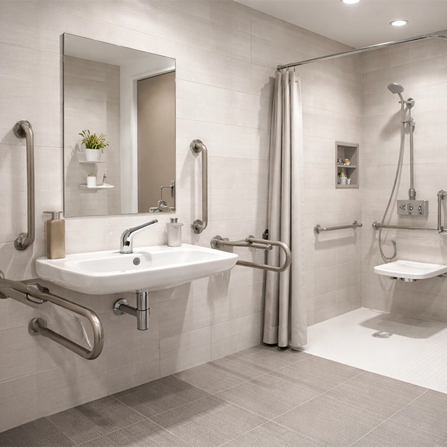 salle de bain pmr dans le var à Draguignan