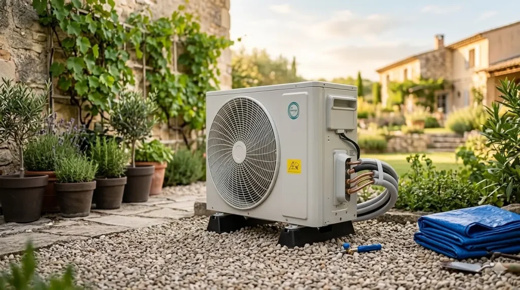 Pompe à chaleur HC Plomberie pour la pose et installation de climatisation dans le var basé à Draguignan